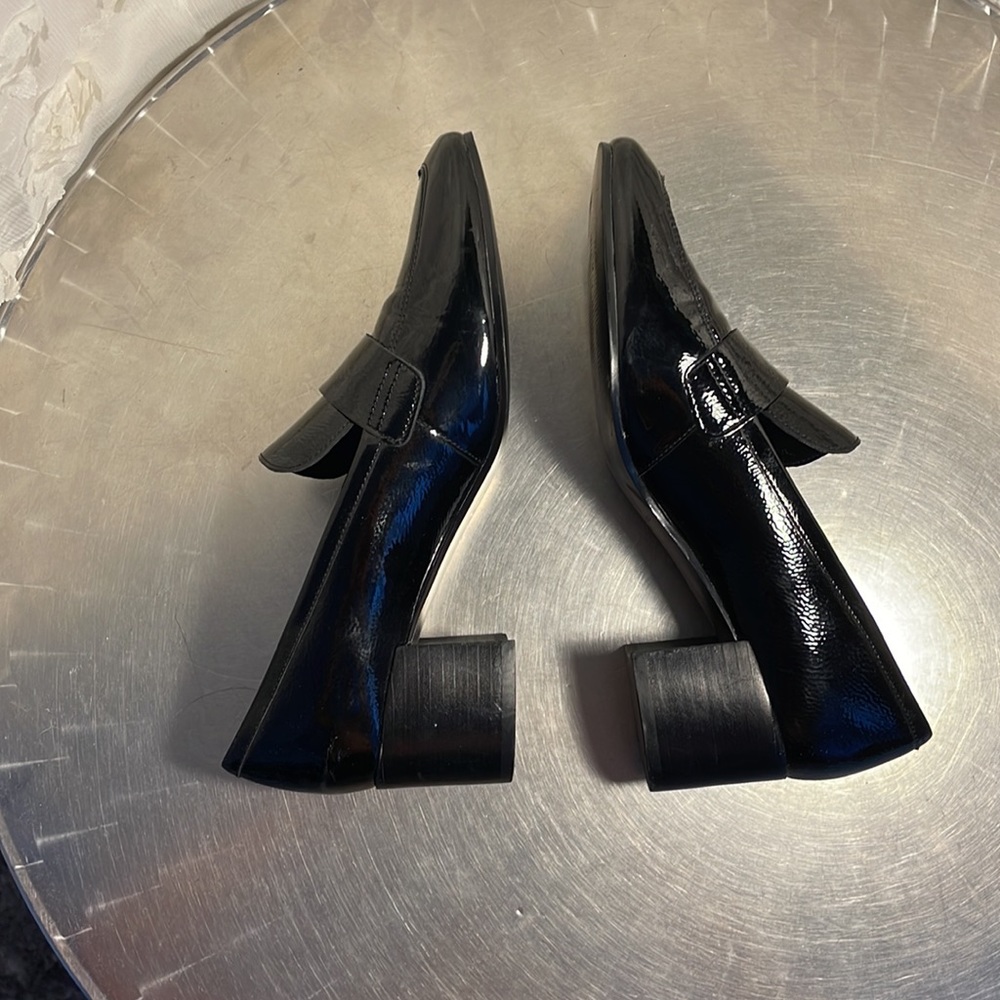 Marc Fisher Ml Hudson Block Heel Loafers In Black… - image 1